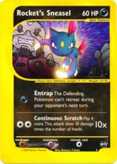 Rocket's Sneasel 5 Non-Holo WINNER Stamp Promo - Best of Game